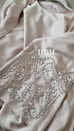 Blush Pink Embellished Abaya