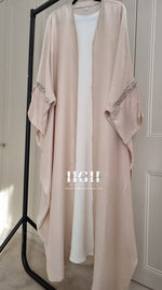 SALE | Oat Embellished Bisht Abaya