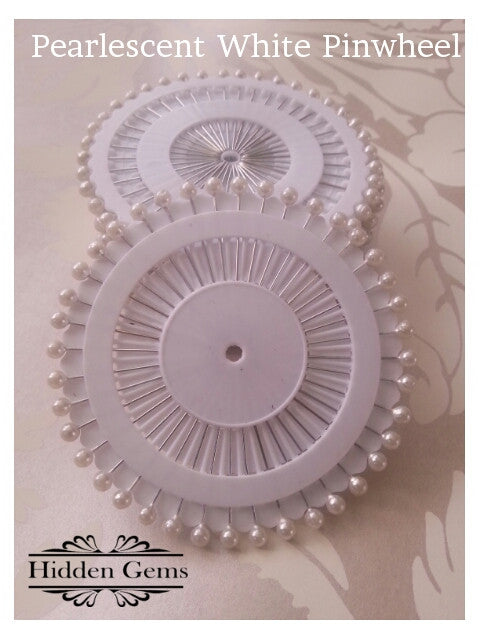 White Pearl | Hijab Pin Wheels