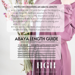Habiba Open Abaya | Khaki