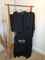 Sale 3 piece Linen Abaya set | 4 Colours