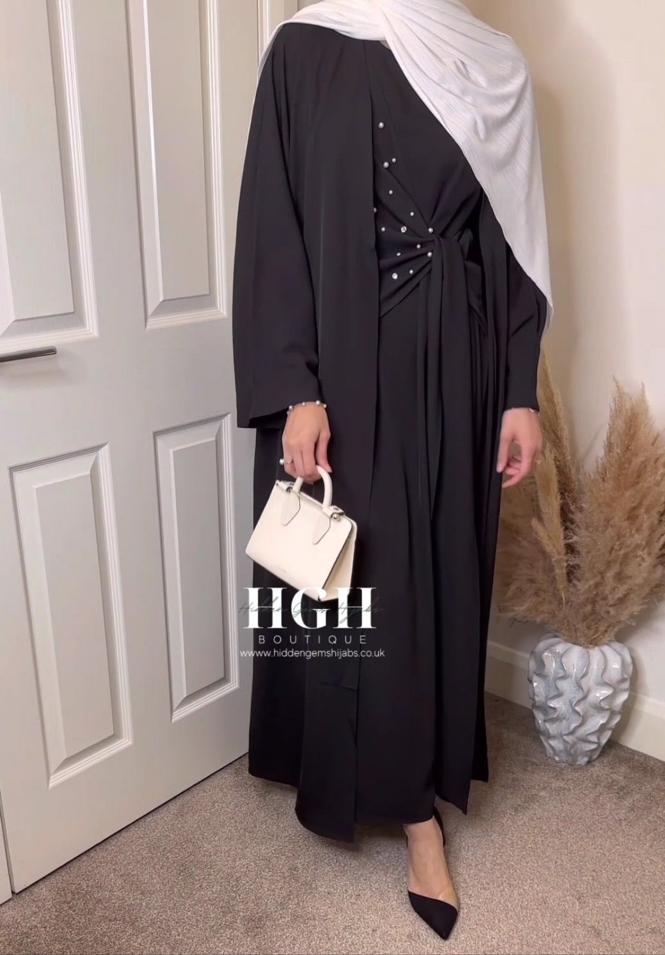 Embellished Abaya set | 3 Colours