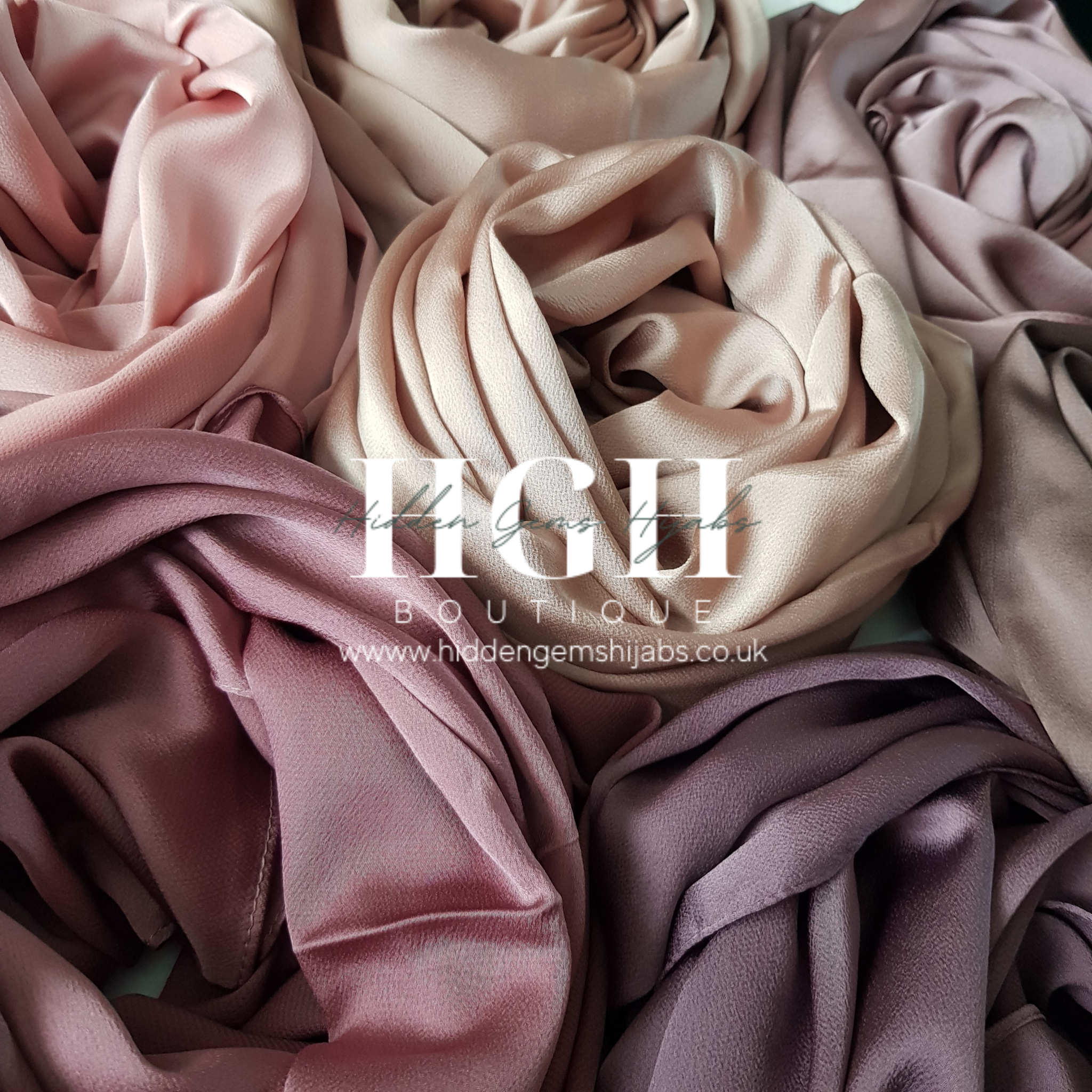 Satin Luxe Hijabs | 7 Colours