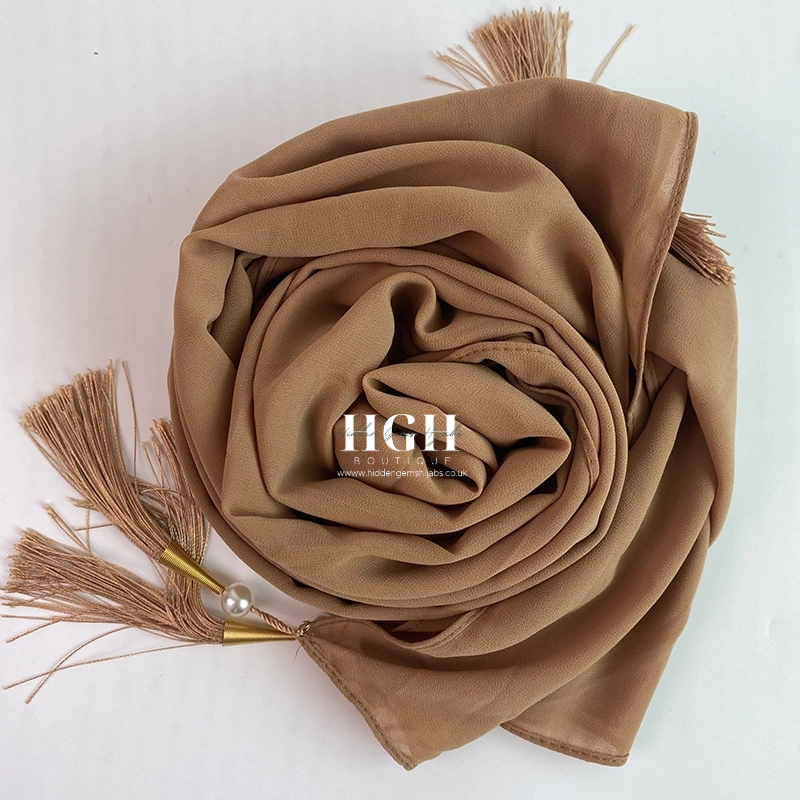Georgette Tassle Hijabs | 5 Colours