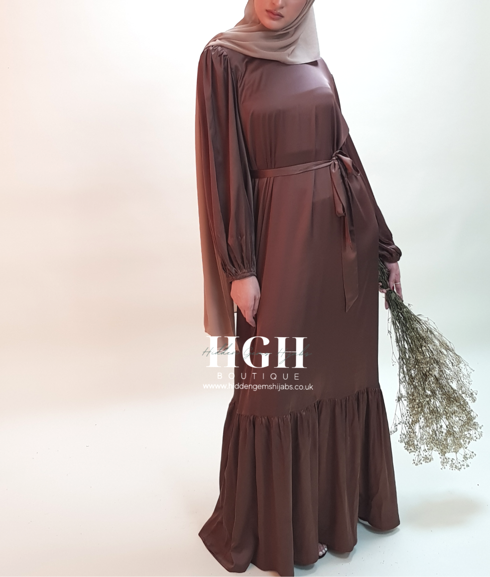 Aana Maxi Dress | Chocolate